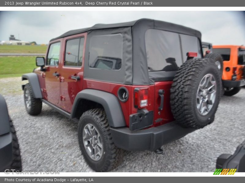 Deep Cherry Red Crystal Pearl / Black 2013 Jeep Wrangler Unlimited Rubicon 4x4