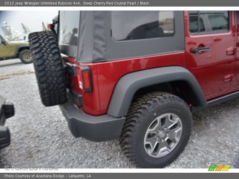 Deep Cherry Red Crystal Pearl / Black 2013 Jeep Wrangler Unlimited Rubicon 4x4