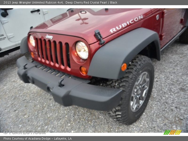 Deep Cherry Red Crystal Pearl / Black 2013 Jeep Wrangler Unlimited Rubicon 4x4