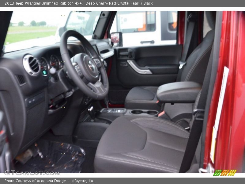 Deep Cherry Red Crystal Pearl / Black 2013 Jeep Wrangler Unlimited Rubicon 4x4