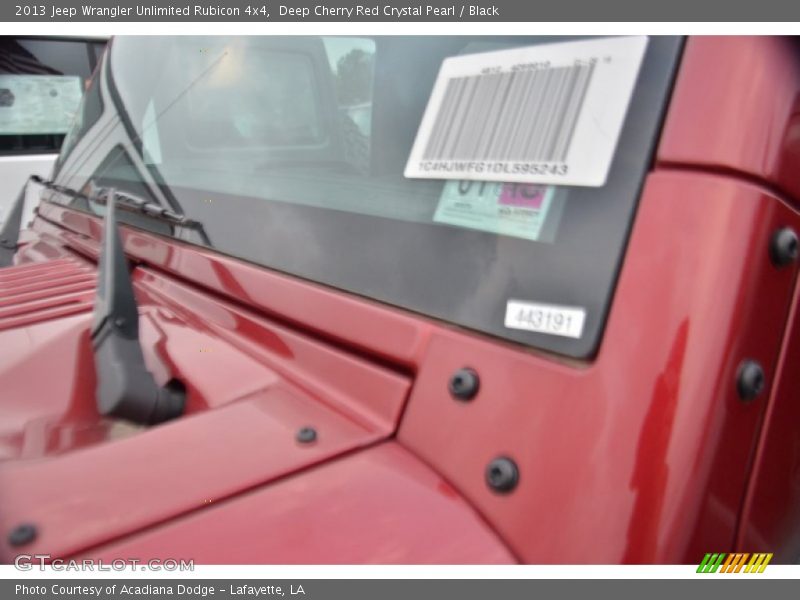 Deep Cherry Red Crystal Pearl / Black 2013 Jeep Wrangler Unlimited Rubicon 4x4