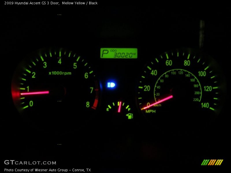  2009 Accent GS 3 Door GS 3 Door Gauges