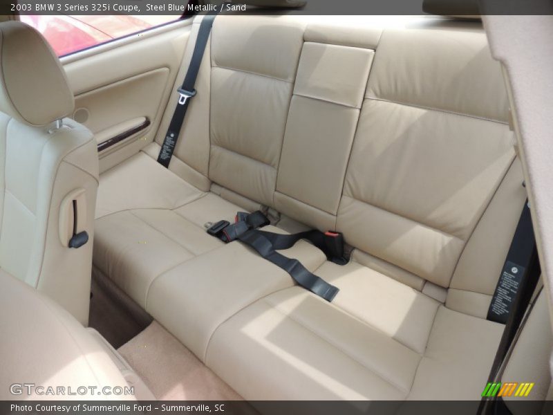 Rear Seat of 2003 3 Series 325i Coupe