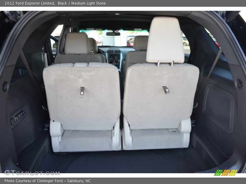 Black / Medium Light Stone 2012 Ford Explorer Limited