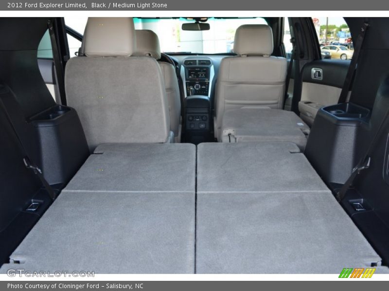 Black / Medium Light Stone 2012 Ford Explorer Limited