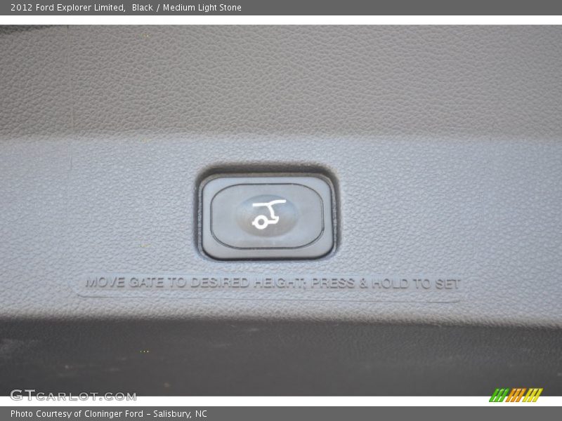 Black / Medium Light Stone 2012 Ford Explorer Limited