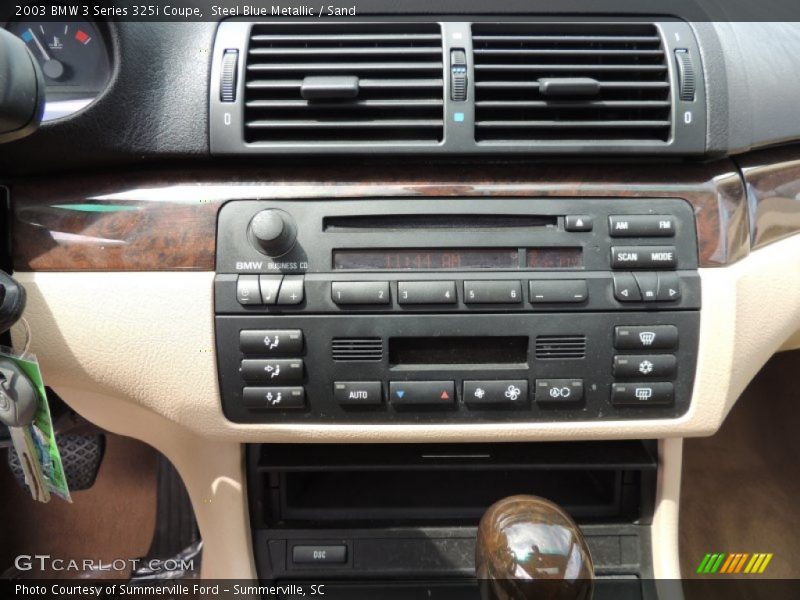 Steel Blue Metallic / Sand 2003 BMW 3 Series 325i Coupe
