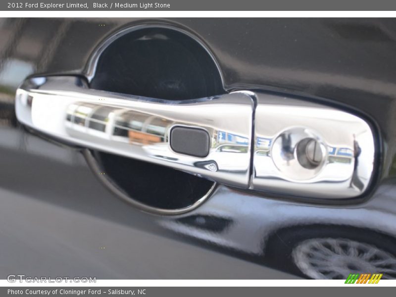 Black / Medium Light Stone 2012 Ford Explorer Limited