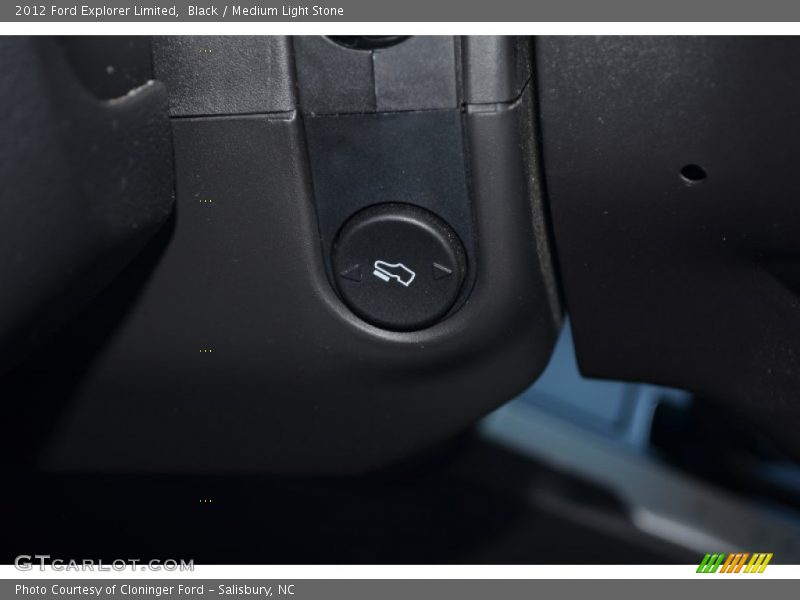 Black / Medium Light Stone 2012 Ford Explorer Limited