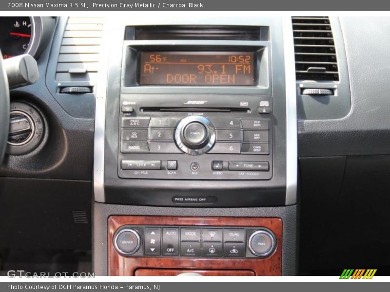 Precision Gray Metallic / Charcoal Black 2008 Nissan Maxima 3.5 SL