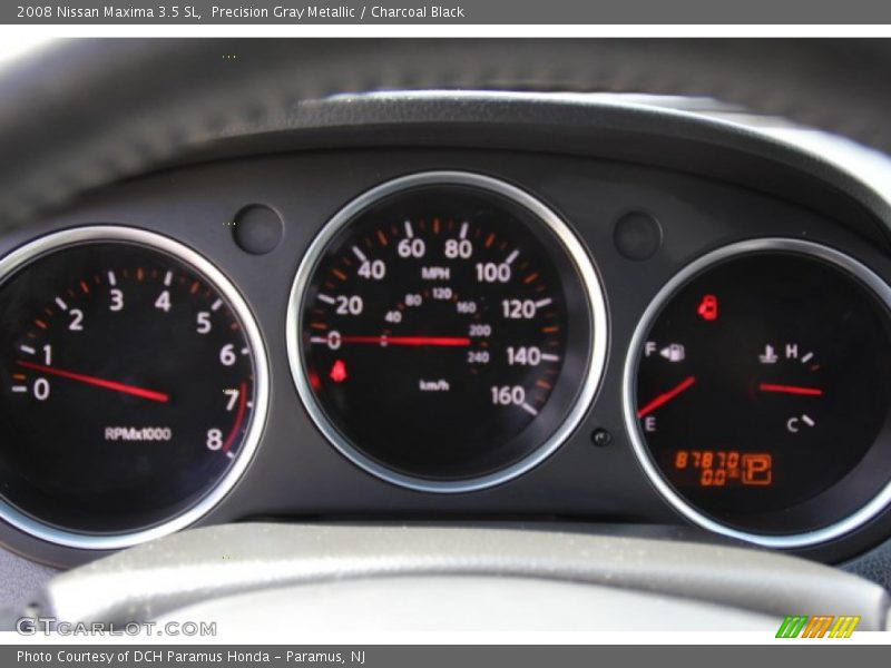 Precision Gray Metallic / Charcoal Black 2008 Nissan Maxima 3.5 SL