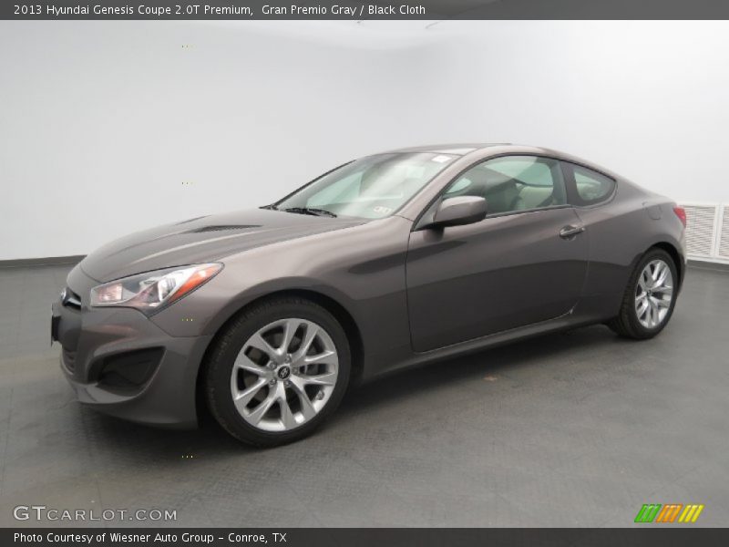 Gran Premio Gray / Black Cloth 2013 Hyundai Genesis Coupe 2.0T Premium