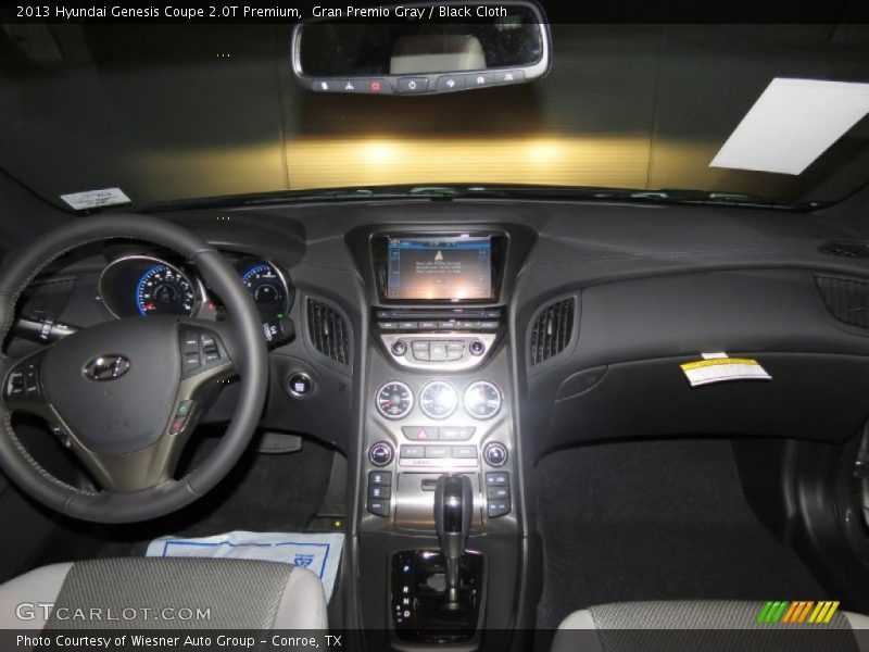 Gran Premio Gray / Black Cloth 2013 Hyundai Genesis Coupe 2.0T Premium