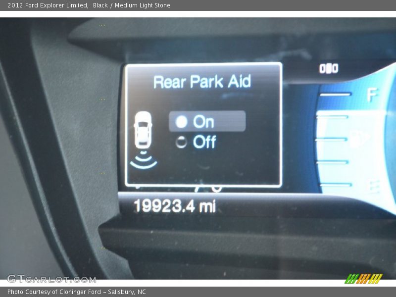 Black / Medium Light Stone 2012 Ford Explorer Limited