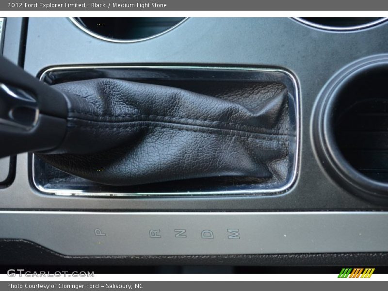 Black / Medium Light Stone 2012 Ford Explorer Limited