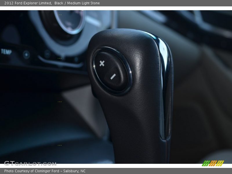 Black / Medium Light Stone 2012 Ford Explorer Limited