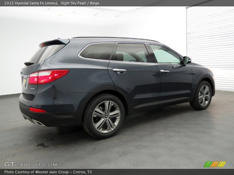 Night Sky Pearl / Beige 2013 Hyundai Santa Fe Limited