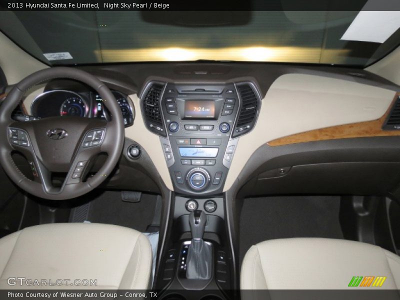 Night Sky Pearl / Beige 2013 Hyundai Santa Fe Limited