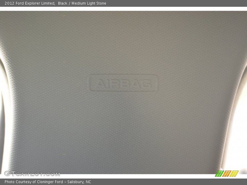 Black / Medium Light Stone 2012 Ford Explorer Limited