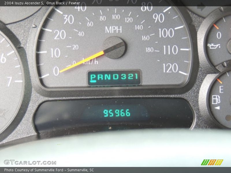 Onyx Black / Pewter 2004 Isuzu Ascender S