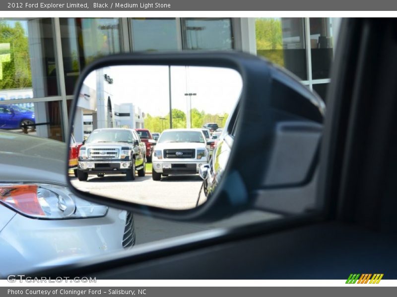Black / Medium Light Stone 2012 Ford Explorer Limited