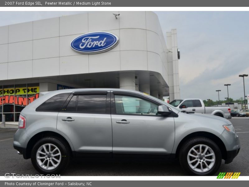Pewter Metallic / Medium Light Stone 2007 Ford Edge SEL