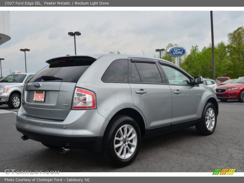 Pewter Metallic / Medium Light Stone 2007 Ford Edge SEL