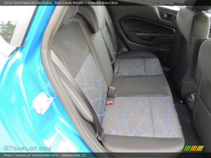 Blue Candy Metallic / Charcoal Black/Blue 2012 Ford Fiesta SE Hatchback