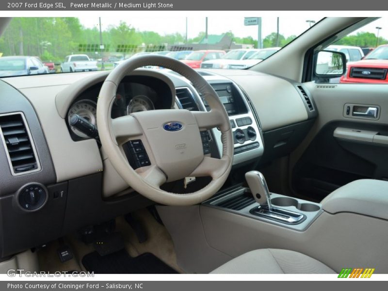 Pewter Metallic / Medium Light Stone 2007 Ford Edge SEL