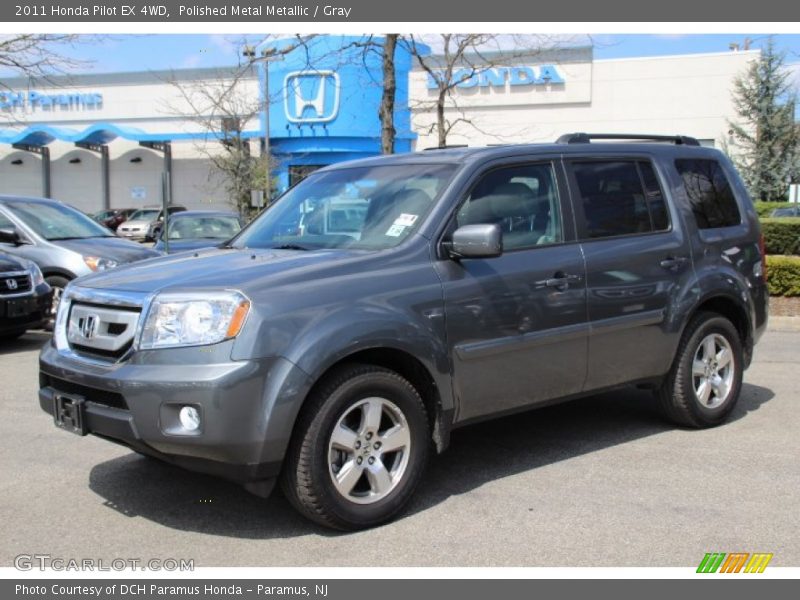 Polished Metal Metallic / Gray 2011 Honda Pilot EX 4WD
