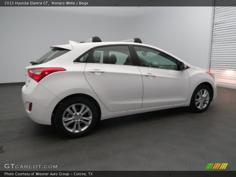 Monaco White / Beige 2013 Hyundai Elantra GT