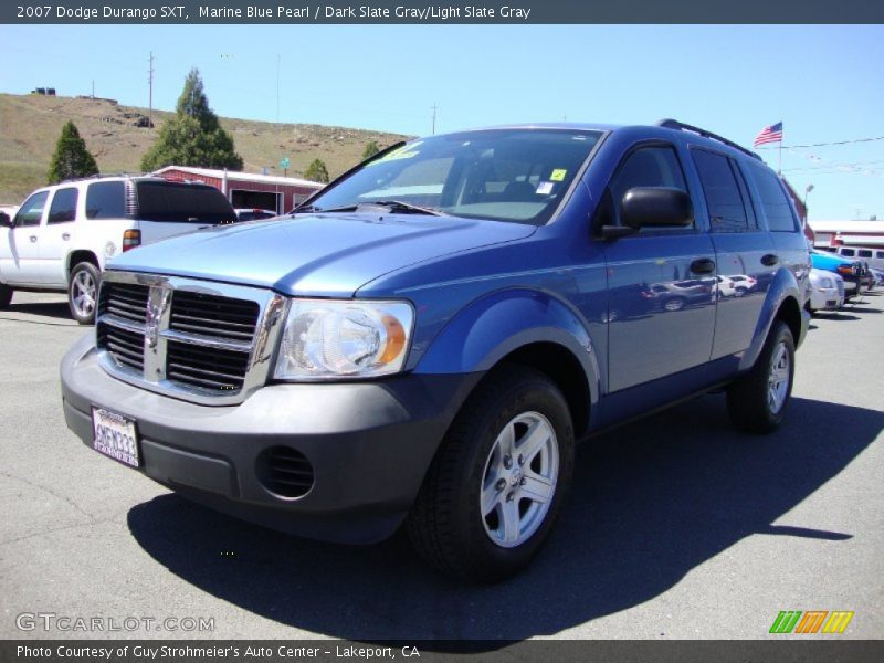 Marine Blue Pearl / Dark Slate Gray/Light Slate Gray 2007 Dodge Durango SXT