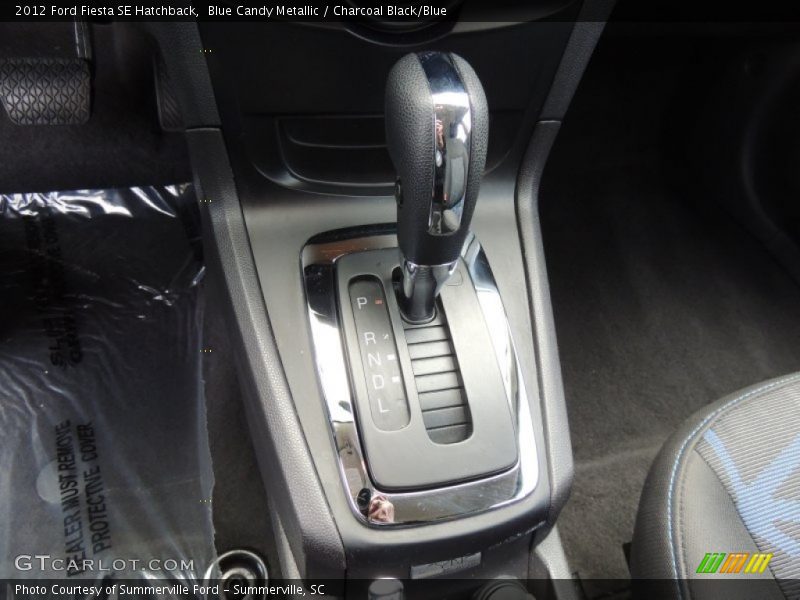 Blue Candy Metallic / Charcoal Black/Blue 2012 Ford Fiesta SE Hatchback