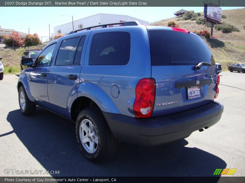 Marine Blue Pearl / Dark Slate Gray/Light Slate Gray 2007 Dodge Durango SXT