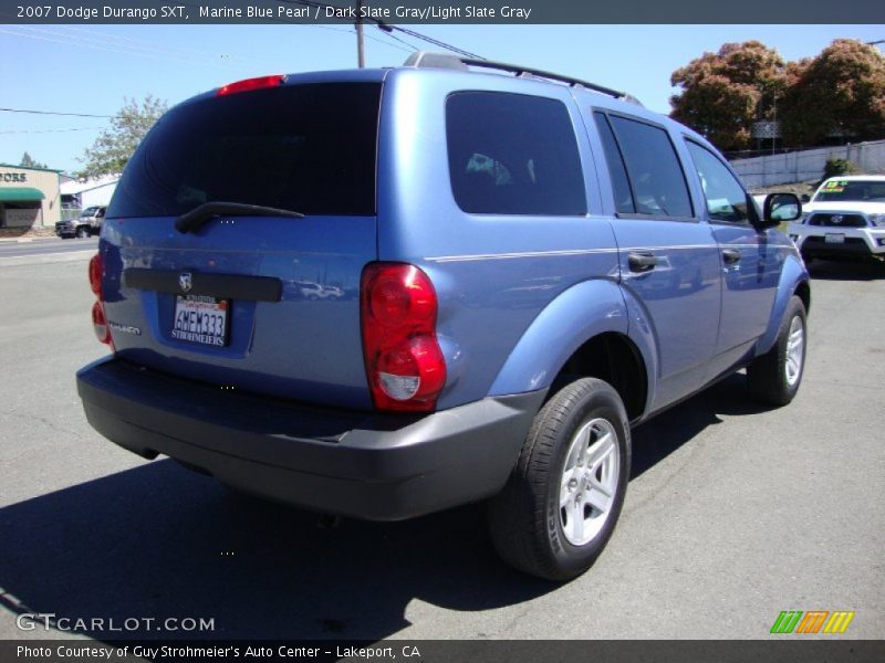 Marine Blue Pearl / Dark Slate Gray/Light Slate Gray 2007 Dodge Durango SXT