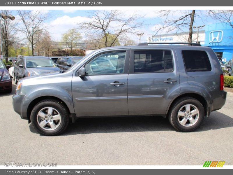 Polished Metal Metallic / Gray 2011 Honda Pilot EX 4WD