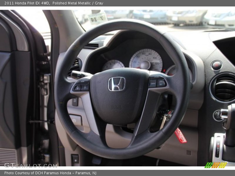 Polished Metal Metallic / Gray 2011 Honda Pilot EX 4WD