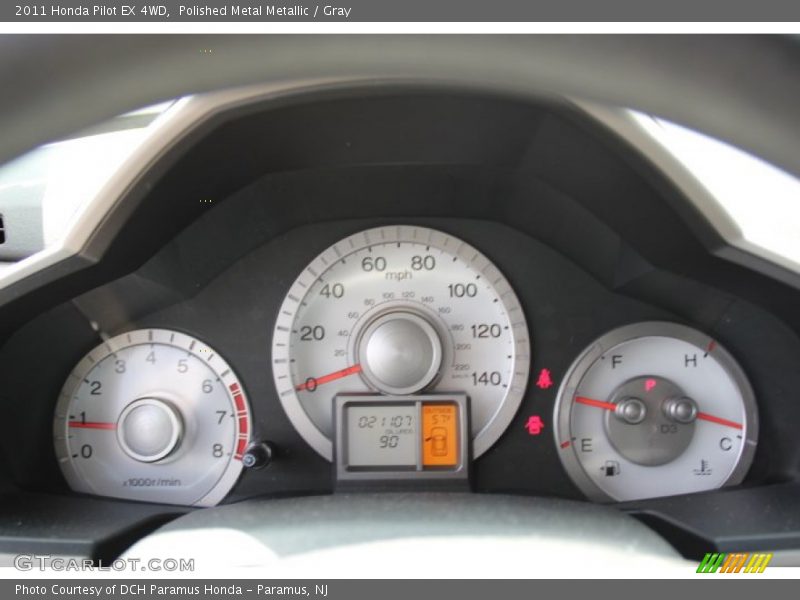 Polished Metal Metallic / Gray 2011 Honda Pilot EX 4WD