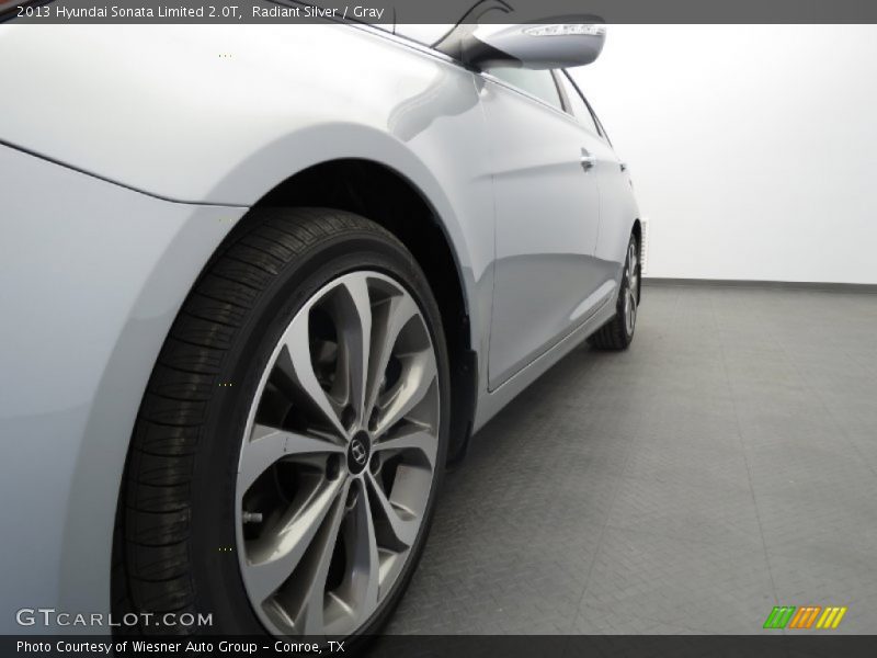 Radiant Silver / Gray 2013 Hyundai Sonata Limited 2.0T