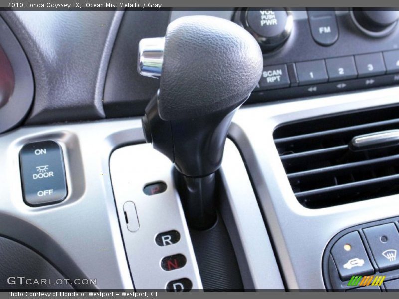 Ocean Mist Metallic / Gray 2010 Honda Odyssey EX