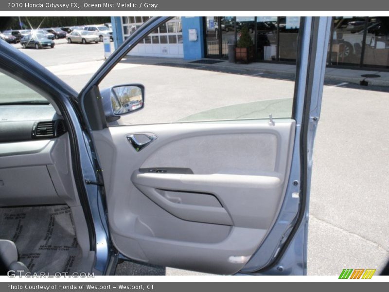 Ocean Mist Metallic / Gray 2010 Honda Odyssey EX