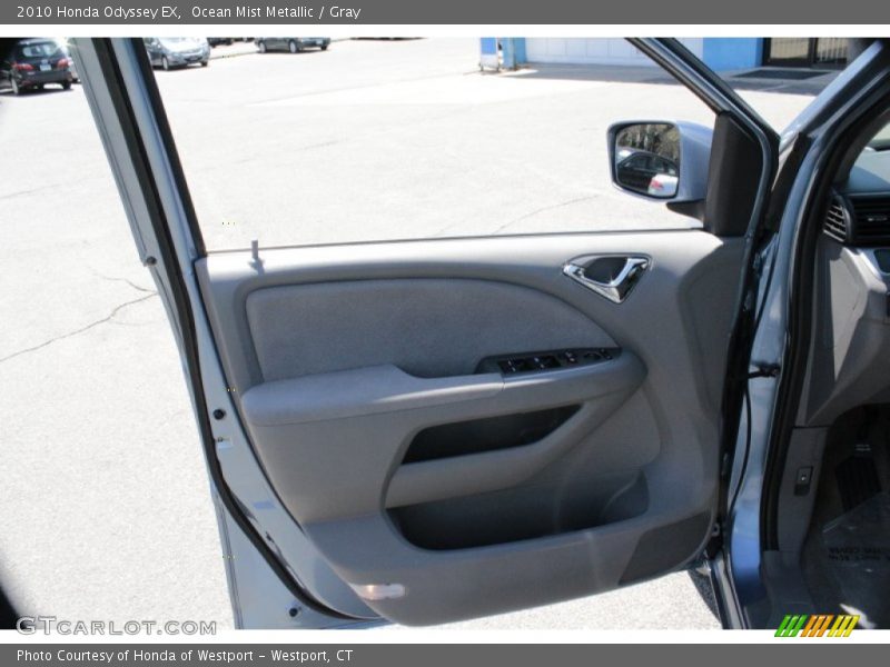 Ocean Mist Metallic / Gray 2010 Honda Odyssey EX
