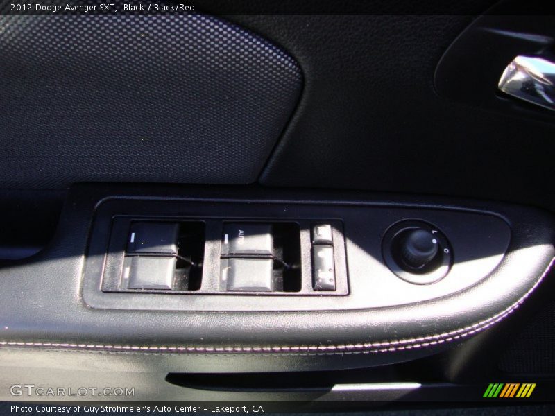Black / Black/Red 2012 Dodge Avenger SXT