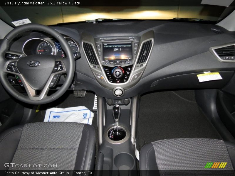 Dashboard of 2013 Veloster 