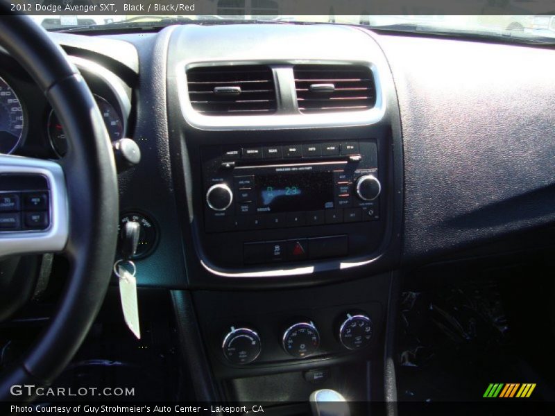 Black / Black/Red 2012 Dodge Avenger SXT