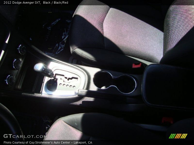 Black / Black/Red 2012 Dodge Avenger SXT