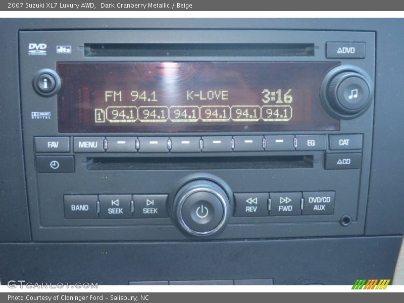 Audio System of 2007 XL7 Luxury AWD