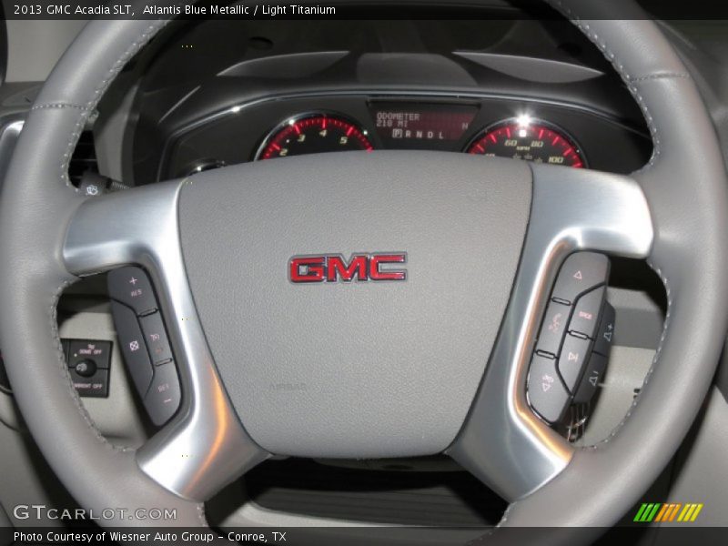 Atlantis Blue Metallic / Light Titanium 2013 GMC Acadia SLT