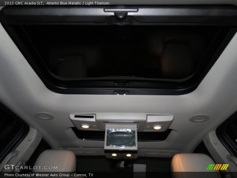 Atlantis Blue Metallic / Light Titanium 2013 GMC Acadia SLT