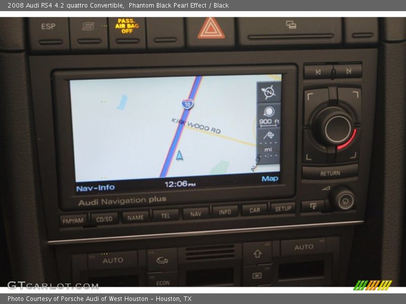 Navigation of 2008 RS4 4.2 quattro Convertible